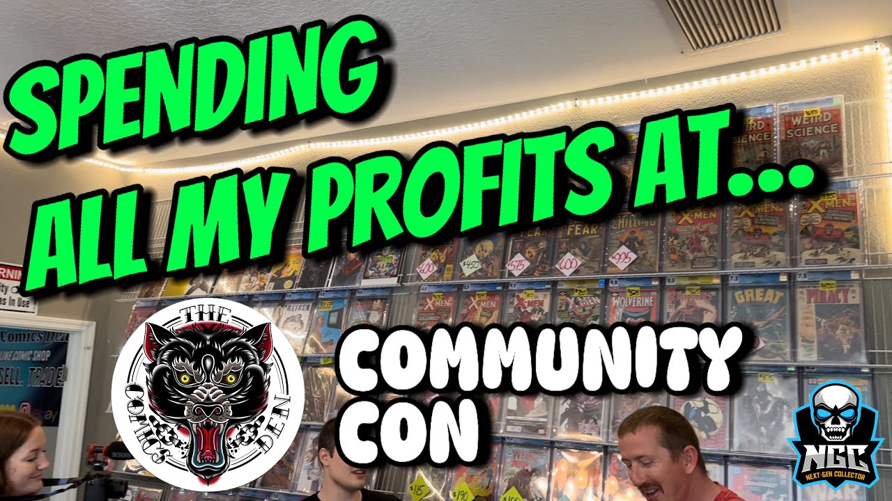 Spending all my Profits as a Seller at Comics Den Community Con