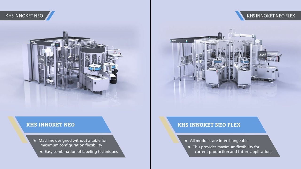 Labeling machines from KHS: the reliable Innoket Neo series