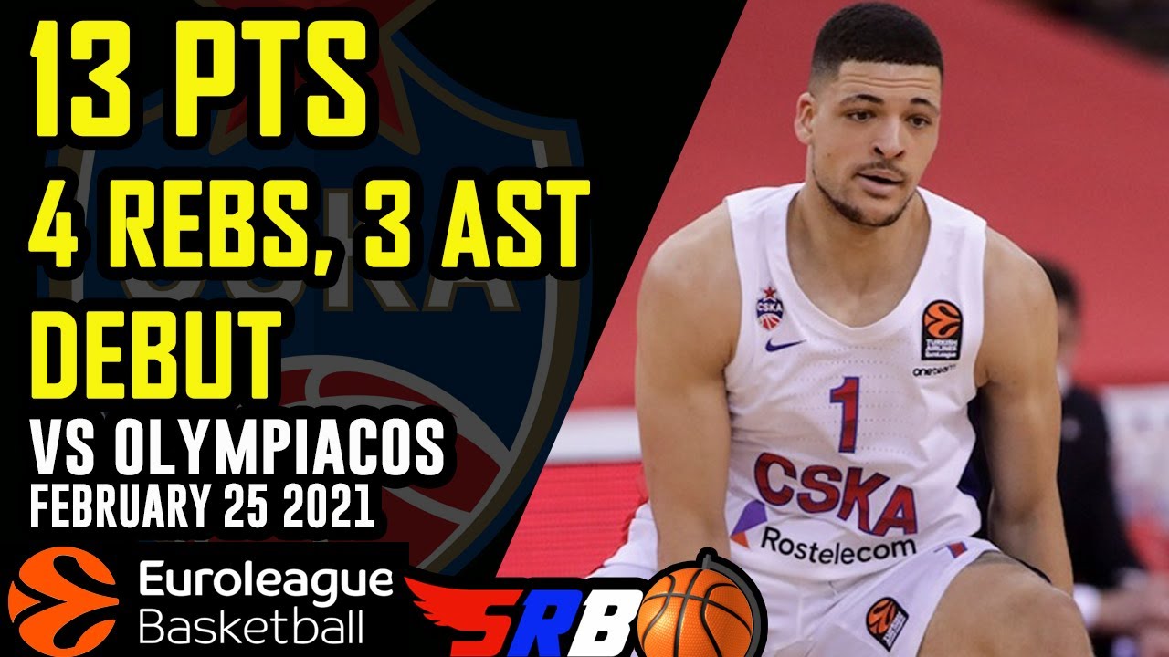 IFFE LUNDBERG 13 points 4 rebs 3 ast | Olympiacos - CSKA Moscow | Full Highlights | 25.02.2021