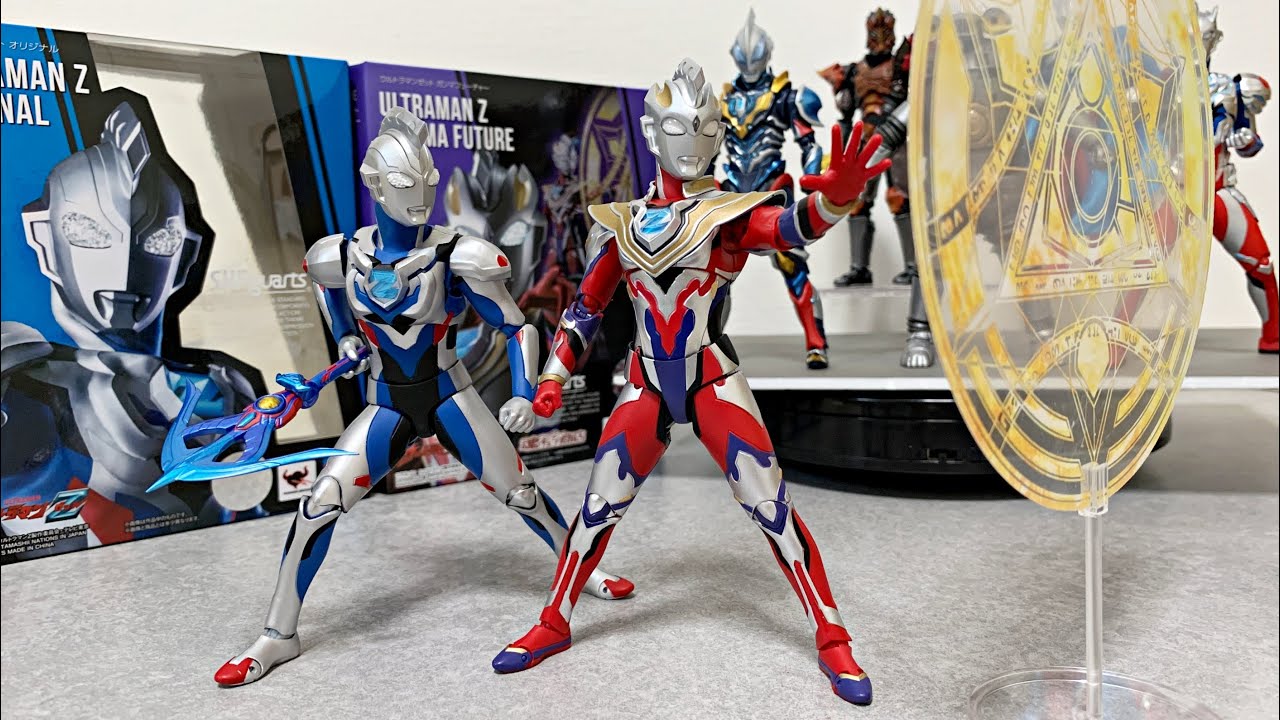 [豪華２体レビュー！] S.H.Figuarts ウルトラマンZ ガンマフューチャー & オリジナル　フィギュアーツ　レビュー　プレミアムバンダイ