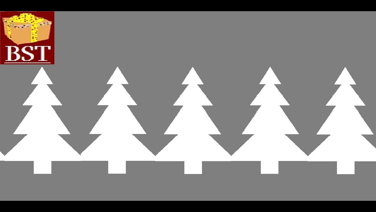 🎄 Как сделать гирлянду ЁЛОЧКИ своими руками из бумаги А4?