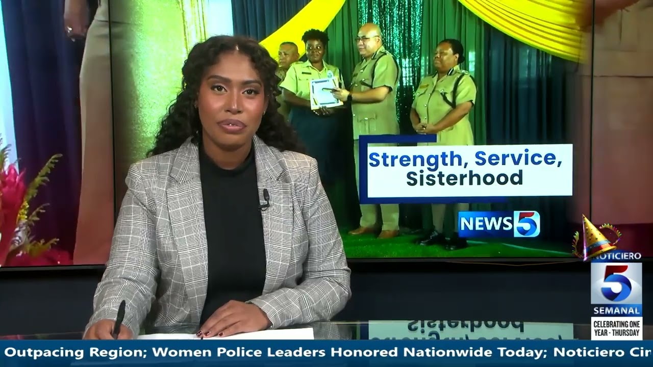 Belize Police Department Honors Women Leaders