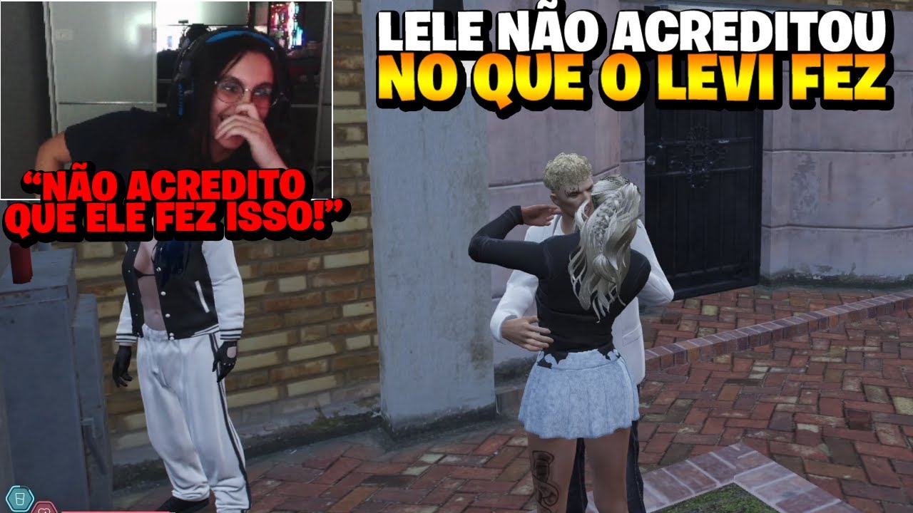 LELE DESCOBRIU QUE O LEVI TEM MEDO DE COLOCAR ELA NA CHAPA!!!!