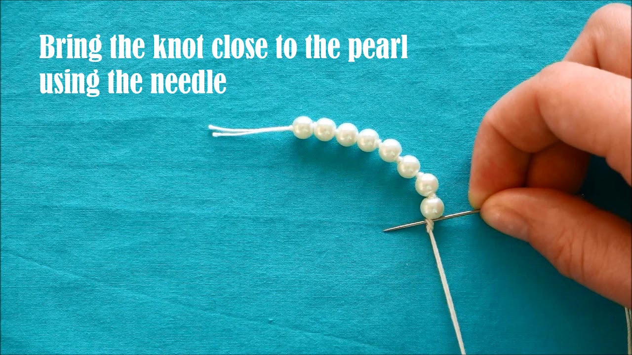 How To Make A Knotted Pearl Necklace