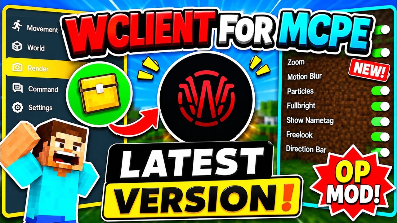 🤯 WCLIENT for Minecraft PE 🔥 ( LATEST VERSION ) 💎 | Toolbox Minecraft, Latest toolbox, toolbox 26.23