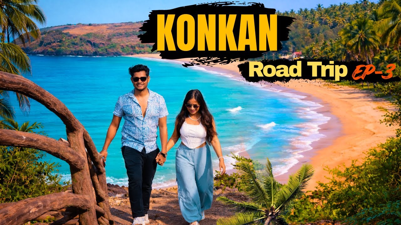 EP-3 Konkan Road Trip from Pune | Exploring Devgad & Malvan -India's Cleanest Beaches 😱| Stay & Food