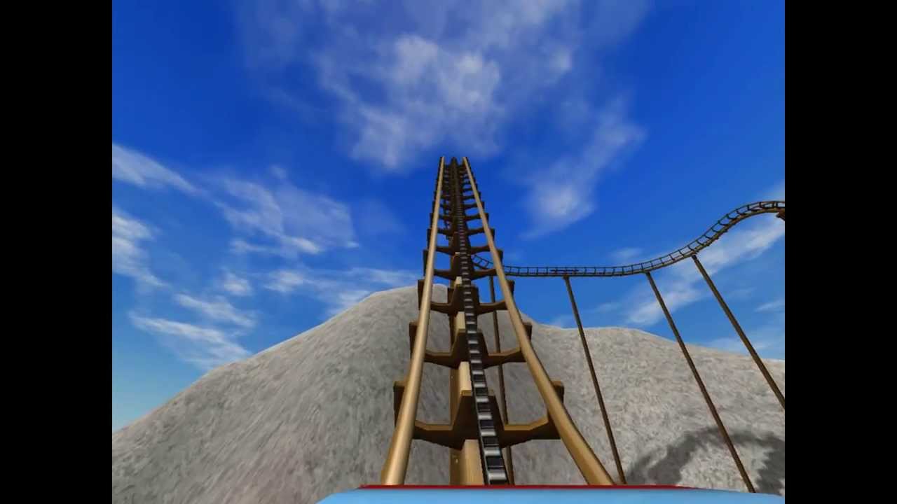 RCT3 Achterbahn - Bergarbeiter