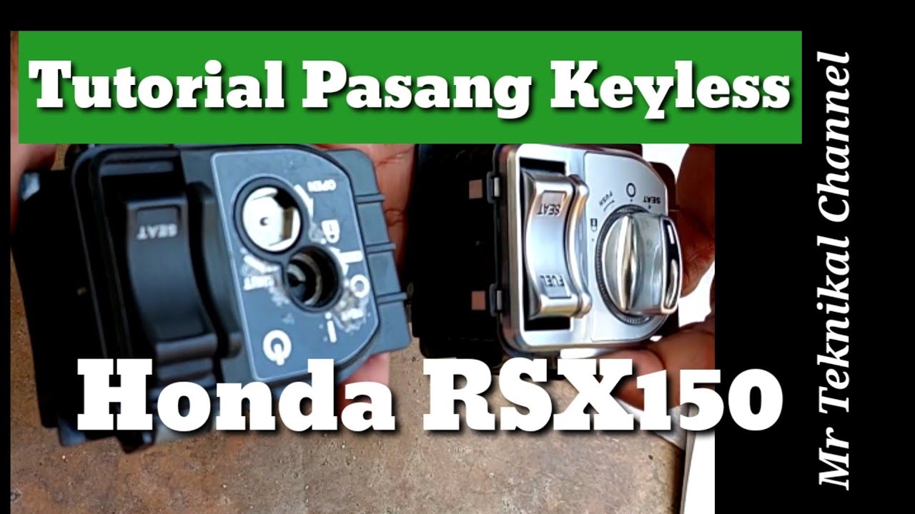 pasang keyless rsx 150 ~ full tutorial