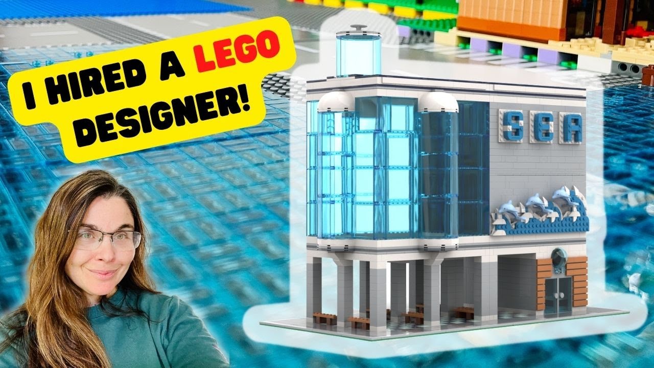 I hired a LEGO Designer for My Dream LEGO City Aquarium!