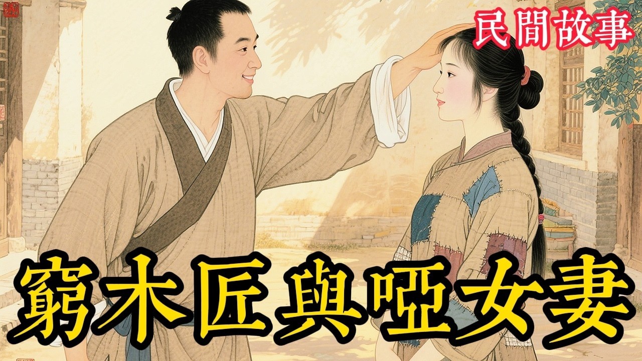 窮木匠撿回個啞女，三年沒聽過一聲響，窮木匠重傷垂死，家中啞女突然開口，第一句話，竟讓全村人紅了眼眶！#民间故事 #故事頻道 #听书 #民間故事 #有聲書 #說書 #睡前故事 #情感
