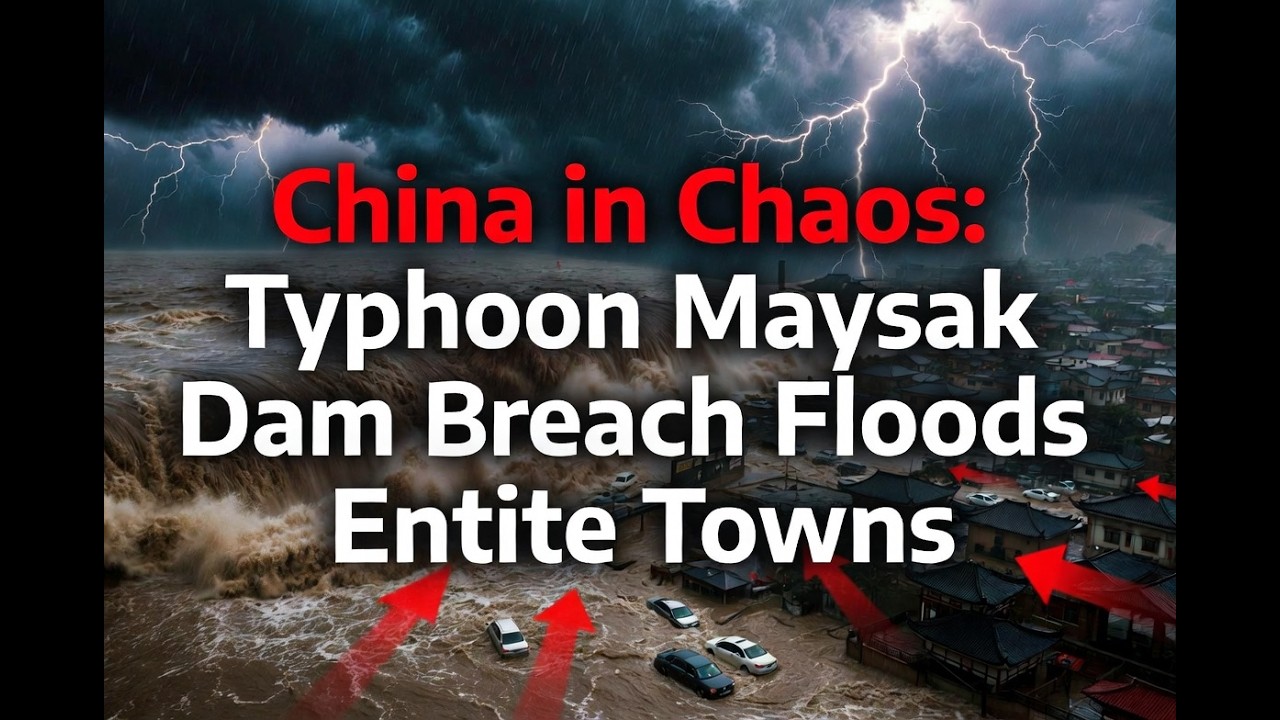 China in Chaos: Typhoon Maysak Dam Breach Floods Entire Towns