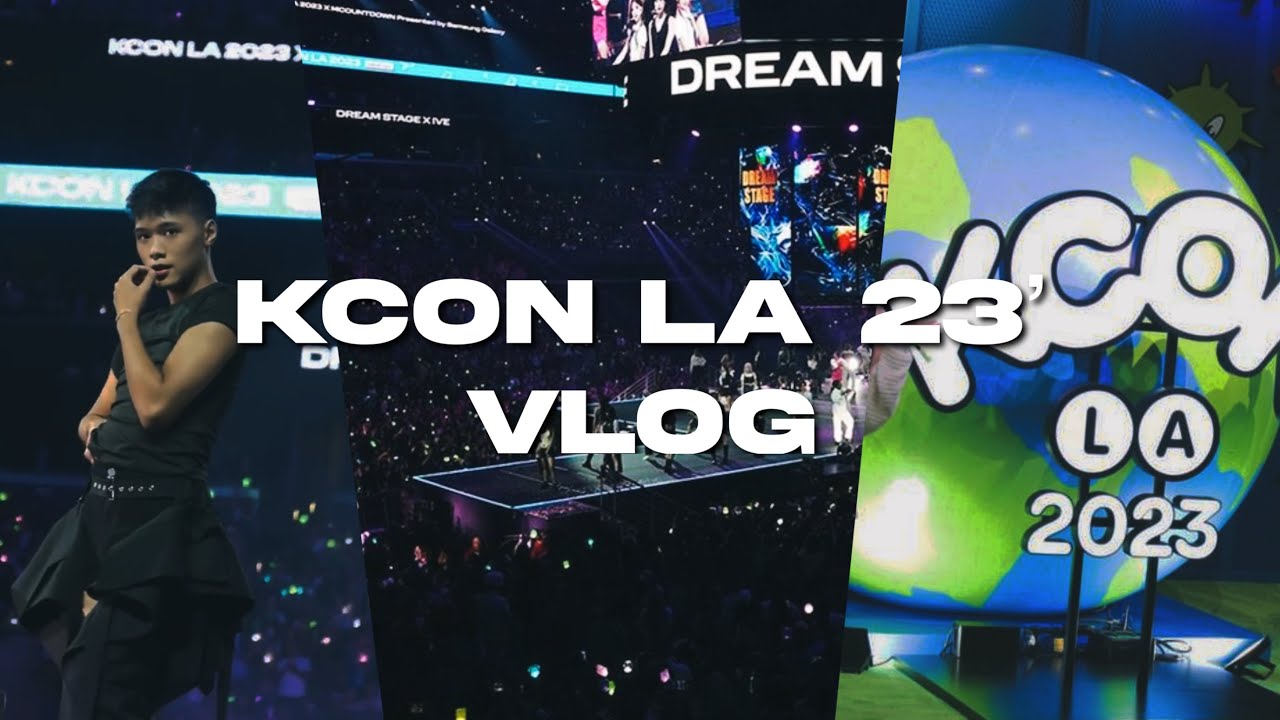 KCON LA 2023 VLOG: My Fancam Moment at IVE's DREAM STAGE to Exploring LA Shopping, Food, and Drinks!