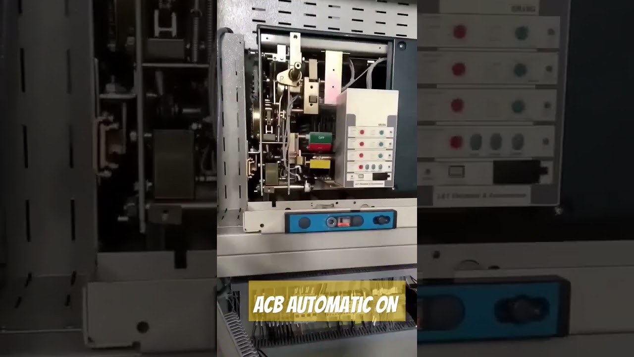 L&T C POWER ACB Internal View operations #shorts ⚡💡⚡💡🔥💡⚡🔌