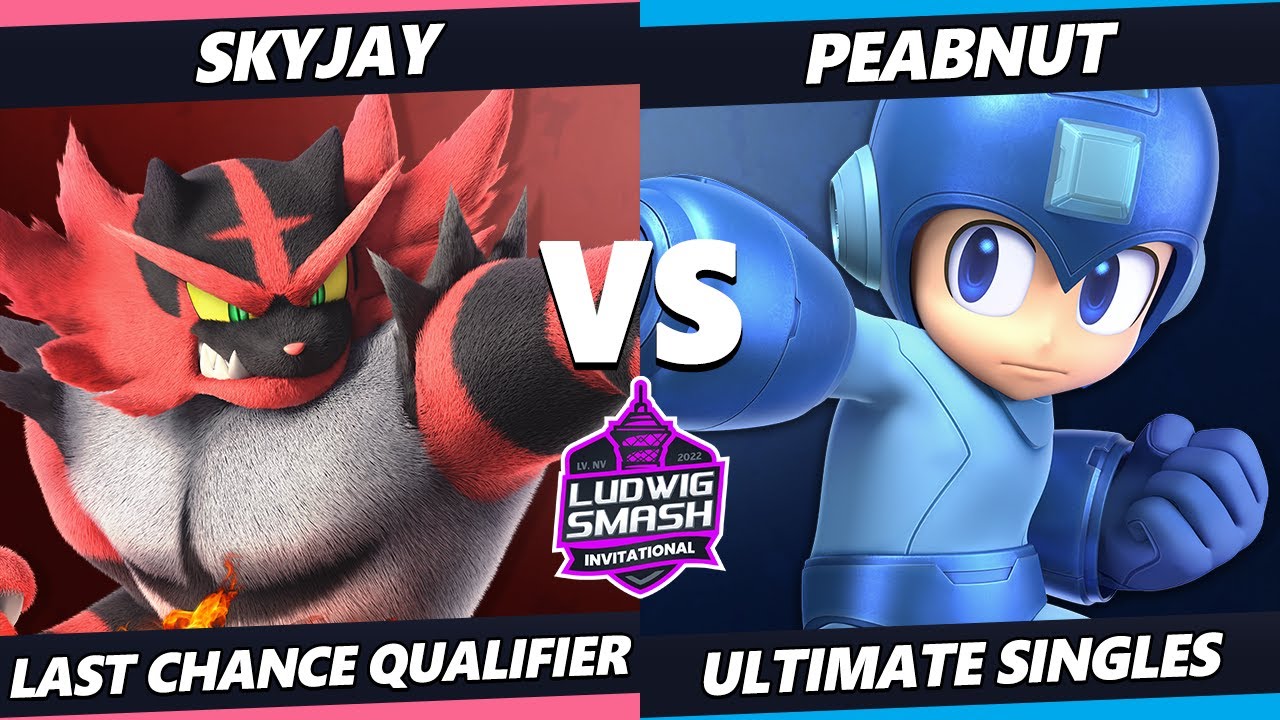 Ludwig Invitational - Skyjay (Incineroar) Vs. Peabnut (Mega Man) SSBU Ultimate Tournament