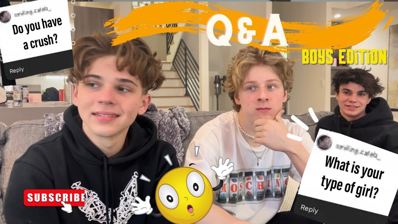 Q&A with the boys **SHOCKING**