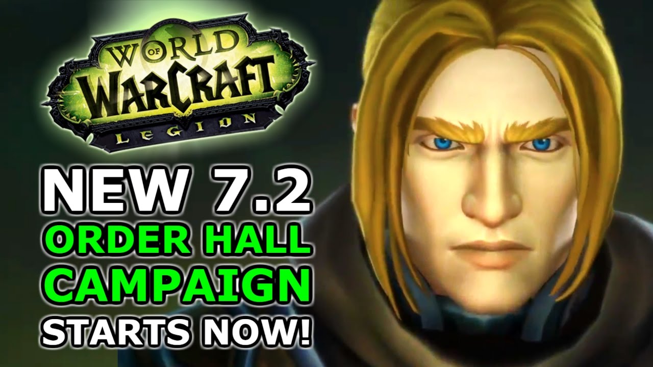 You Can Now Start Your New 7.2 Order Hall Campaign!