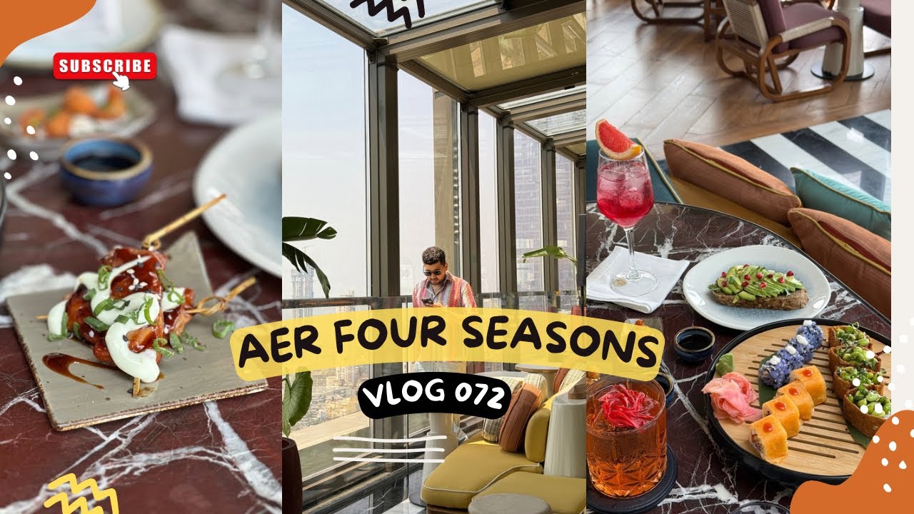 Aer Four Seasons Mumbai | The most romantic Sunday brunch in mumbai | Vlog 072 | #sundaybrunch