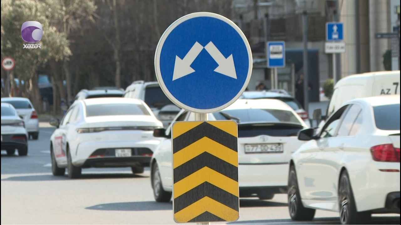 Tbilisi prospektində sürücülərdə çaşqınlıq yaradan yol nişanlanması