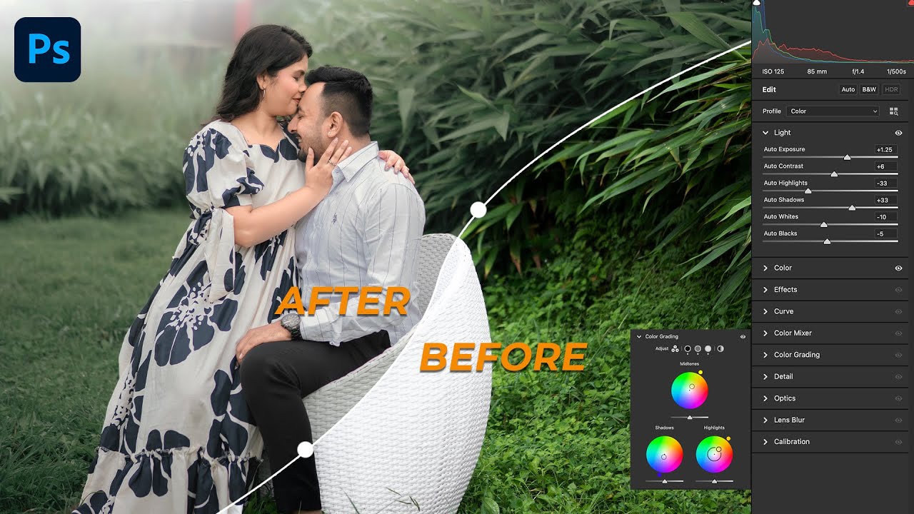 Pre Wedding Photo Editing in Photoshop 2026 | Camera Raw Filter Cinematic Look