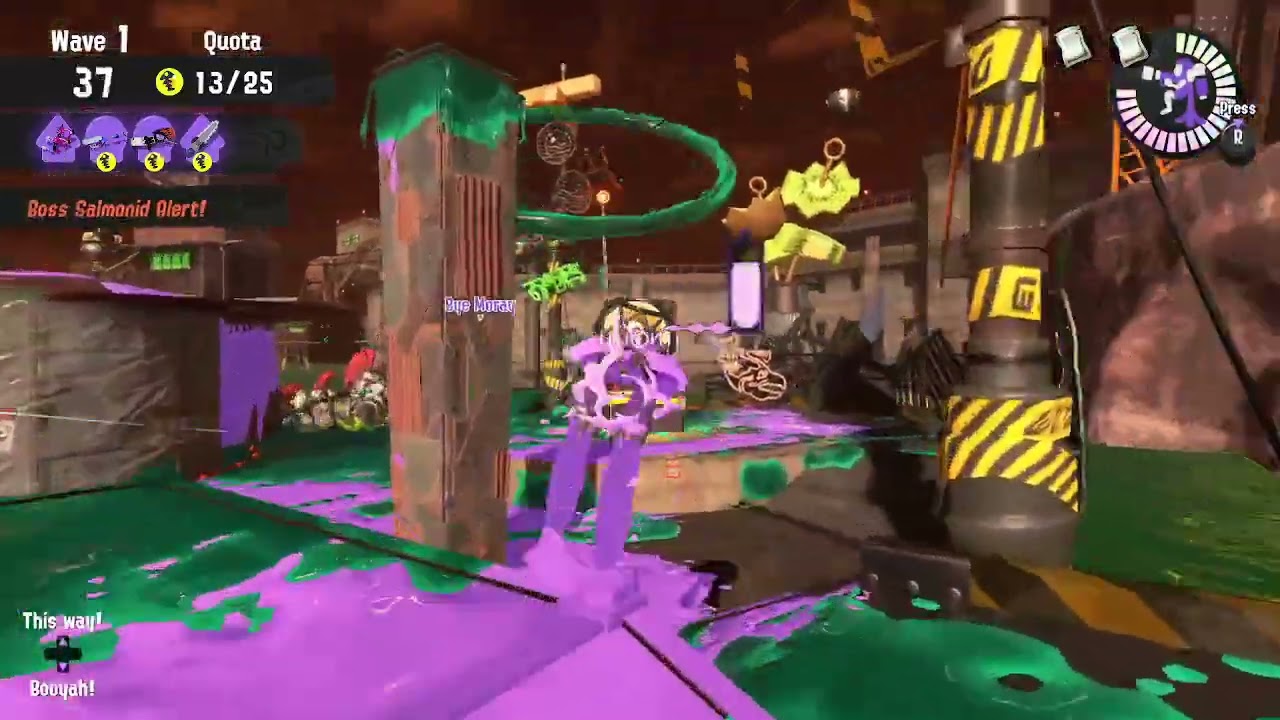 Off-Stream VOD: First 999 (Sockeye) in Salmon Run in Splatoon 3 (Sep 22) (Section - EVP 40-110)