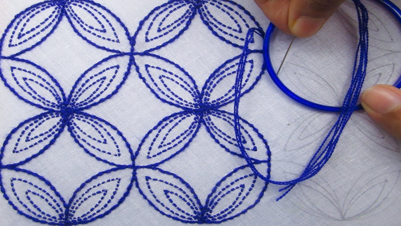Hand Embroidery,Nakshi Kantha, Nakshi Kantha Design Tutorial,নকশী কাথা সেলাই,নকশী কাথার ডিজাইন