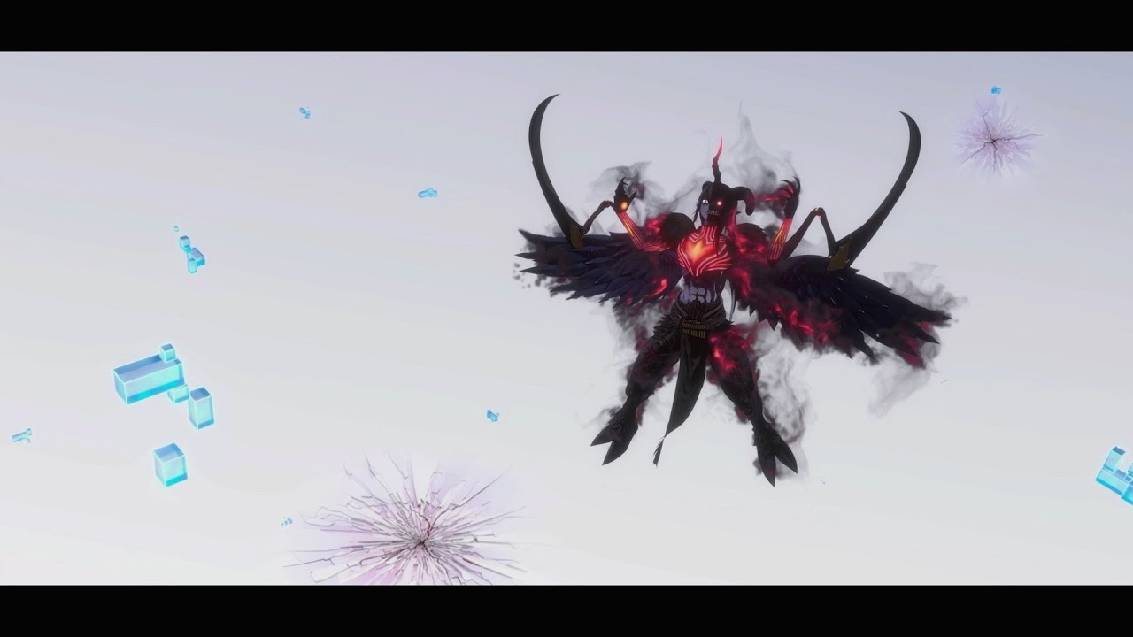 Digimon Story: Time Stranger - Aegiomon Digivolves into Aegiochusmon Dark (Mission 35 Cutscene)