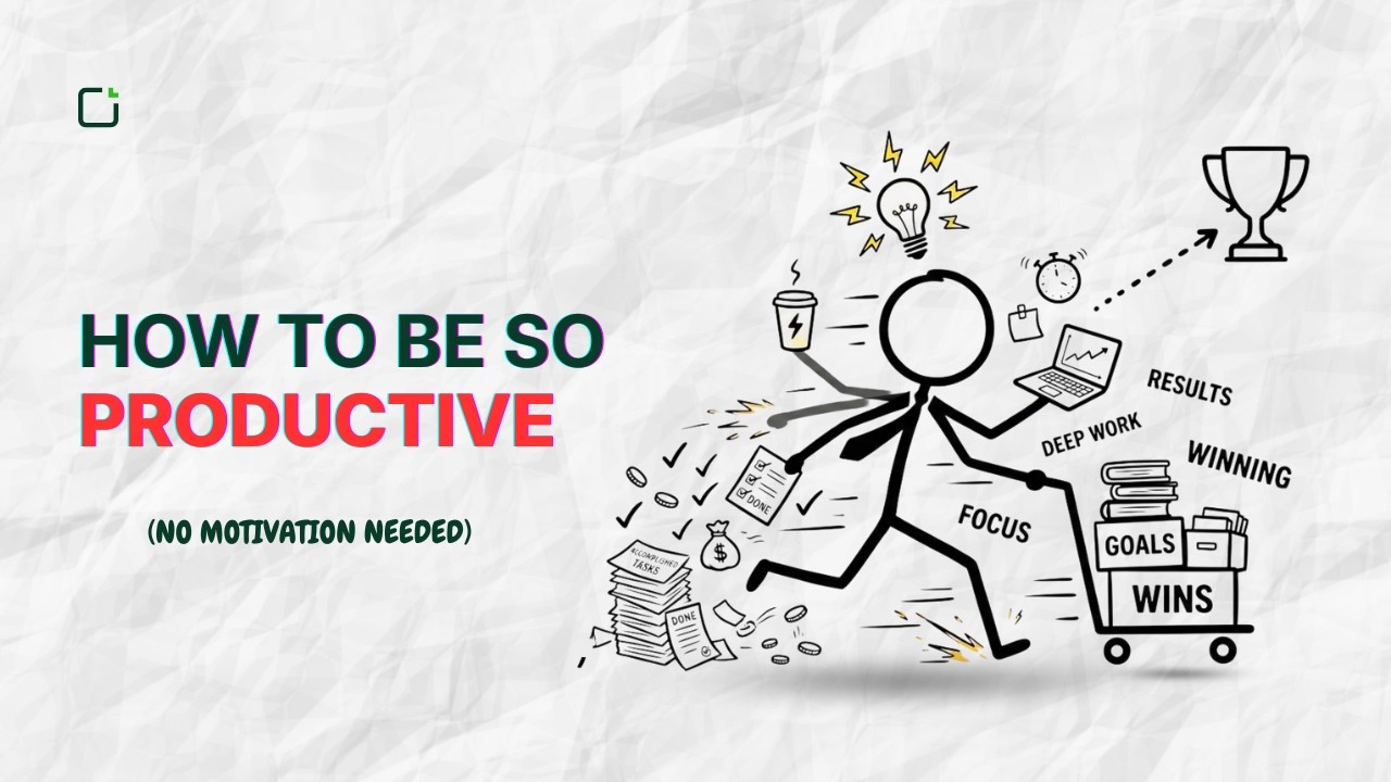 How To Be So Productive It Feels Illegal (No Motivation Needed)