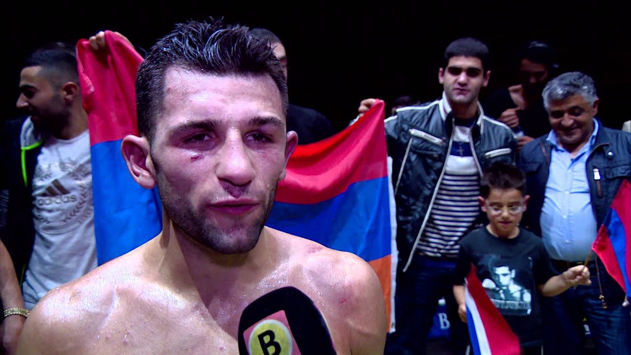 Rafik Harutjunjan uit Vught wint wereldtitel boksen na winst op Oekraïener Primak