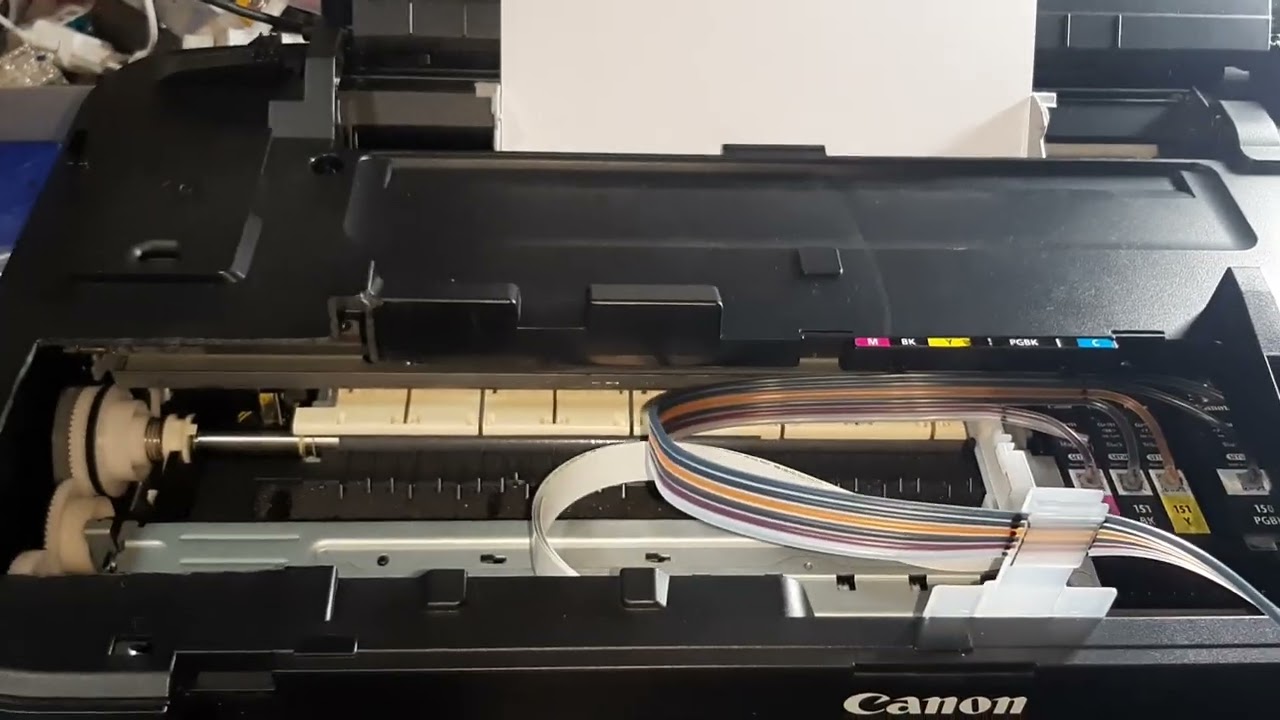 modificación de impresora canon IX6810 a sistema continuo con tinta original o alternativa (Arica)