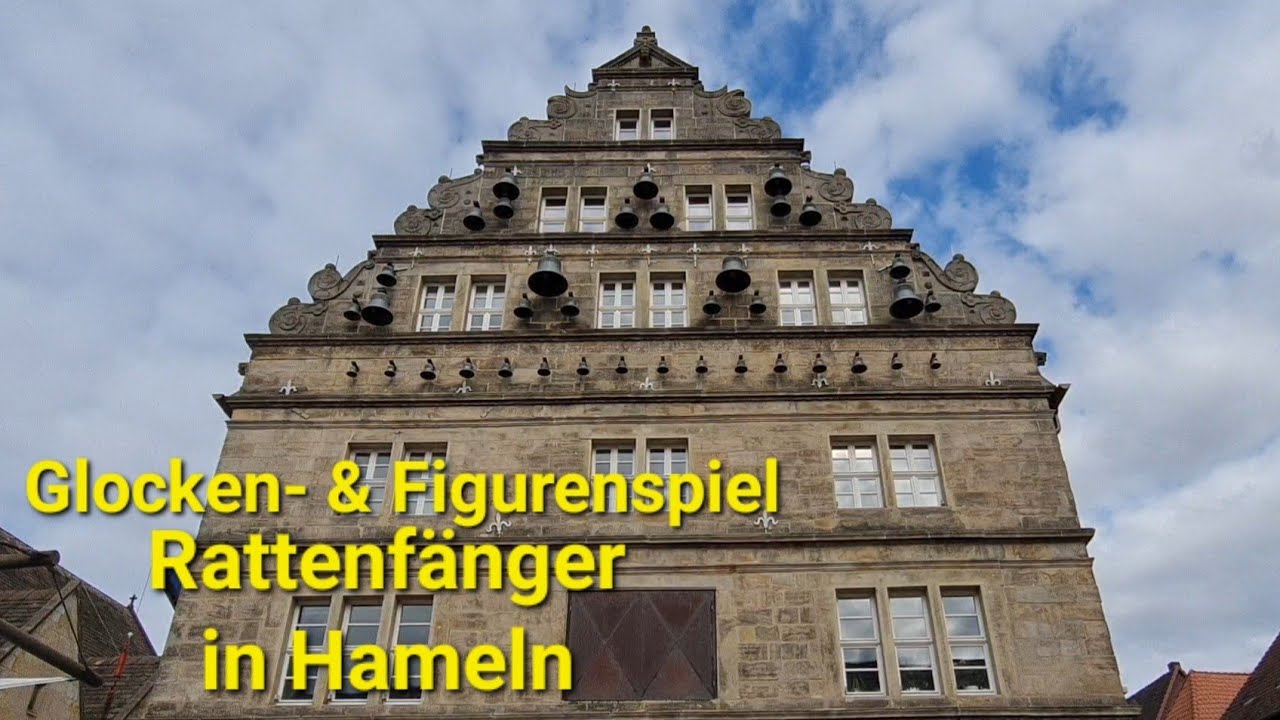 Hameln ... Rattenfänger Glocken - & Figurenspiel am Hochzeitshaus