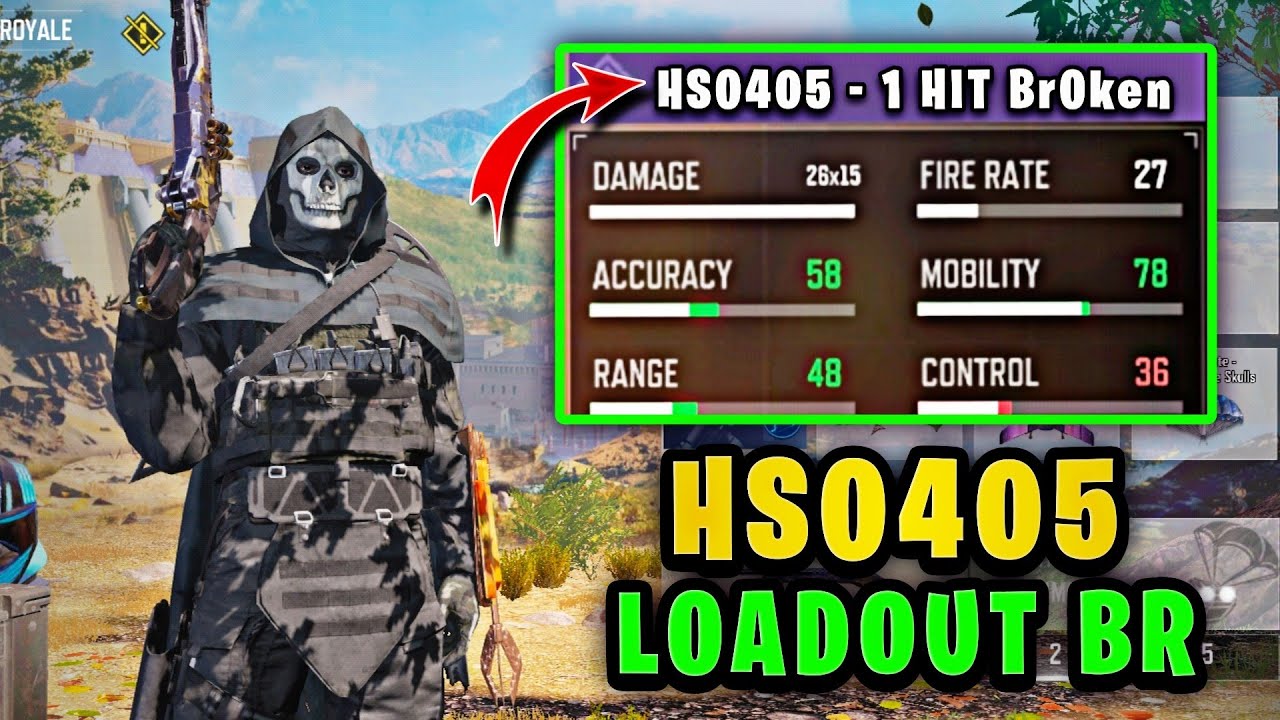 1 HIT Broken Hs0405 Loadout br 🤯 Season 10 Best One shot Kill Hs0405 Gunsmith in Codm br 🔥 Mr COD YT