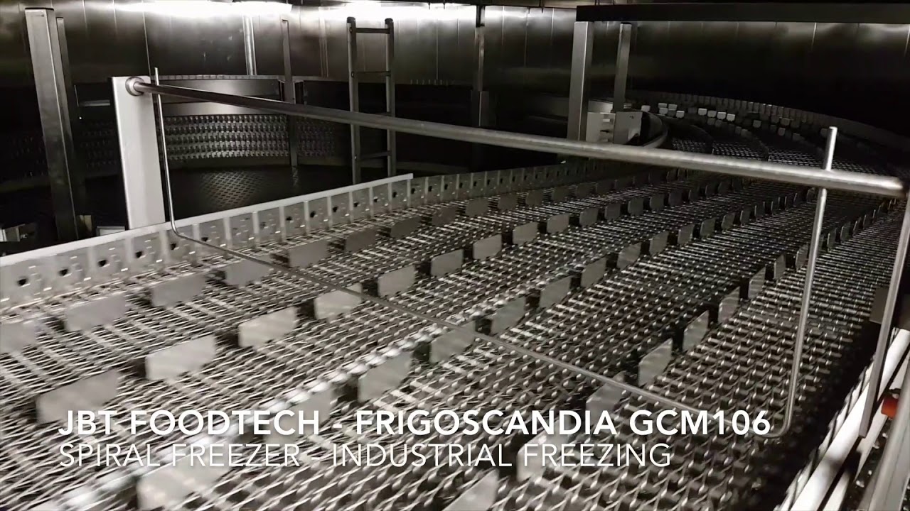 JBT Foodtech / Frigoscandia GCM106 spiral freezer - supplied by Industrial Freezing BV