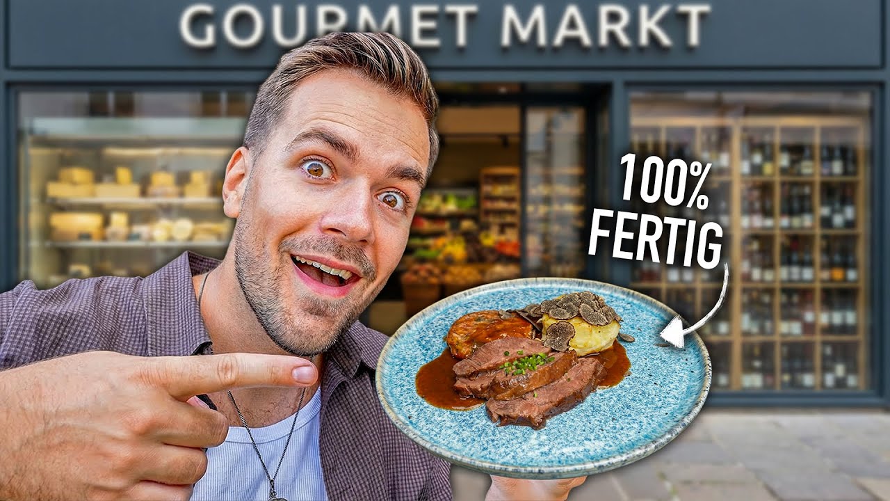 Ich teste FERTIGE LUXUS GERICHTE 🤤🍽️ (ohne Kochen)