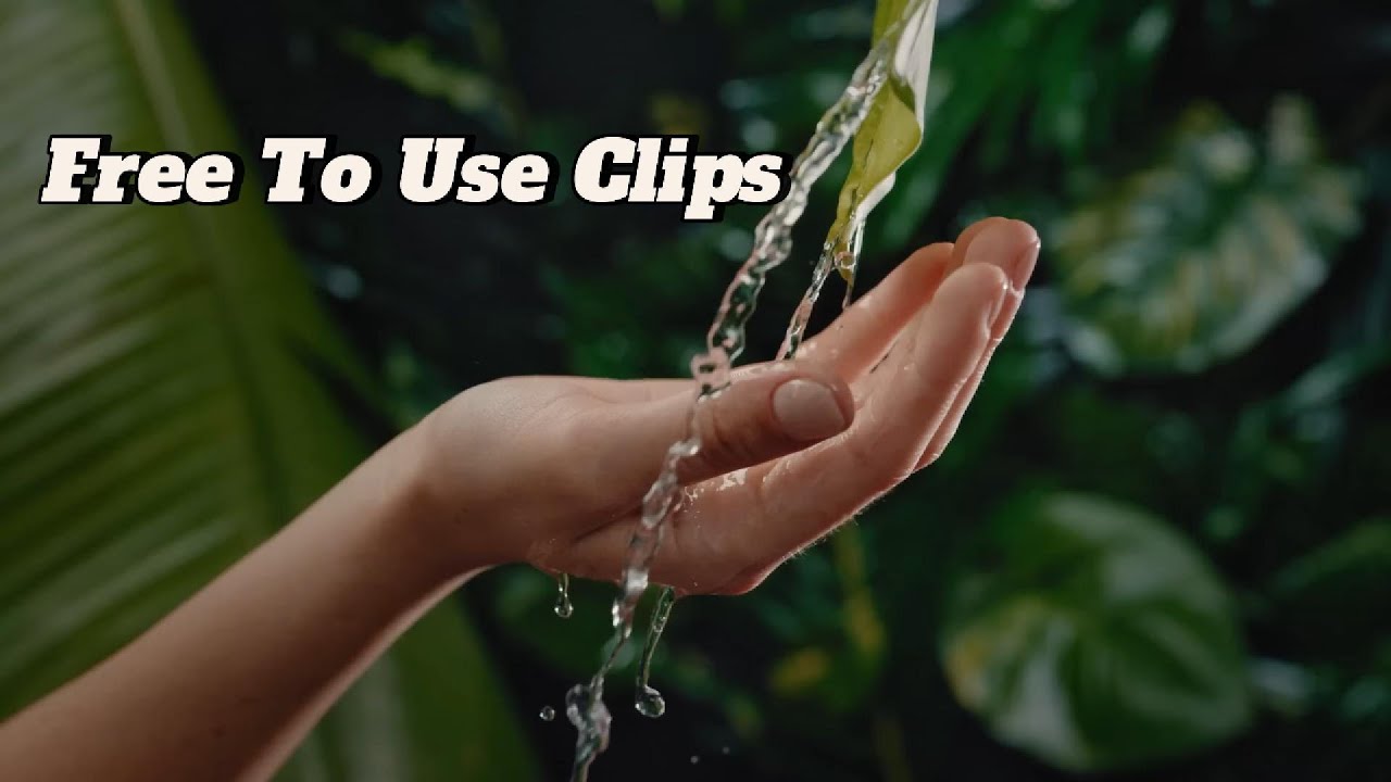 Cinematic Hand & Water B-Roll 4K | Royalty-Free Footage for Creators