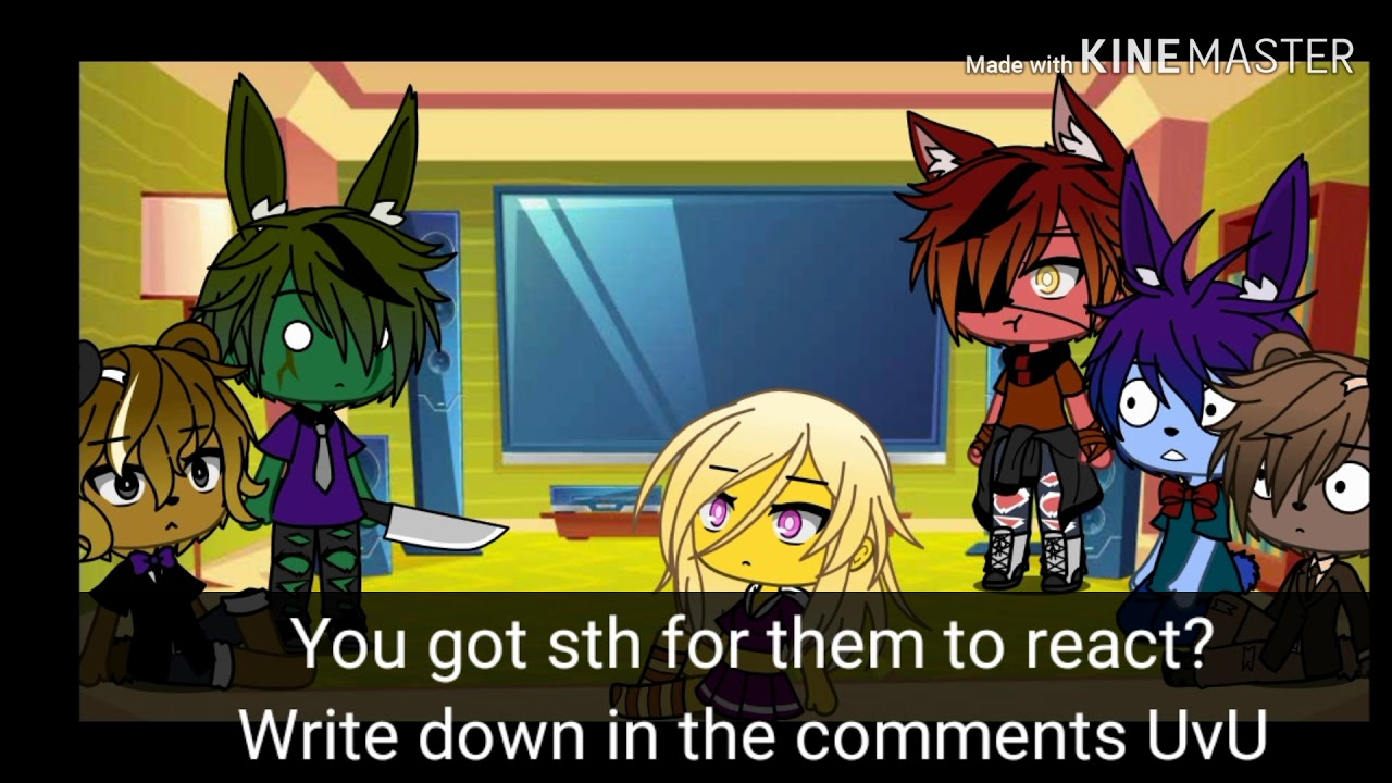 Fnaf 1 [&Spring] reacts to 'how to make fnaf 1 not scary' || link in the disc|| no thumbnail