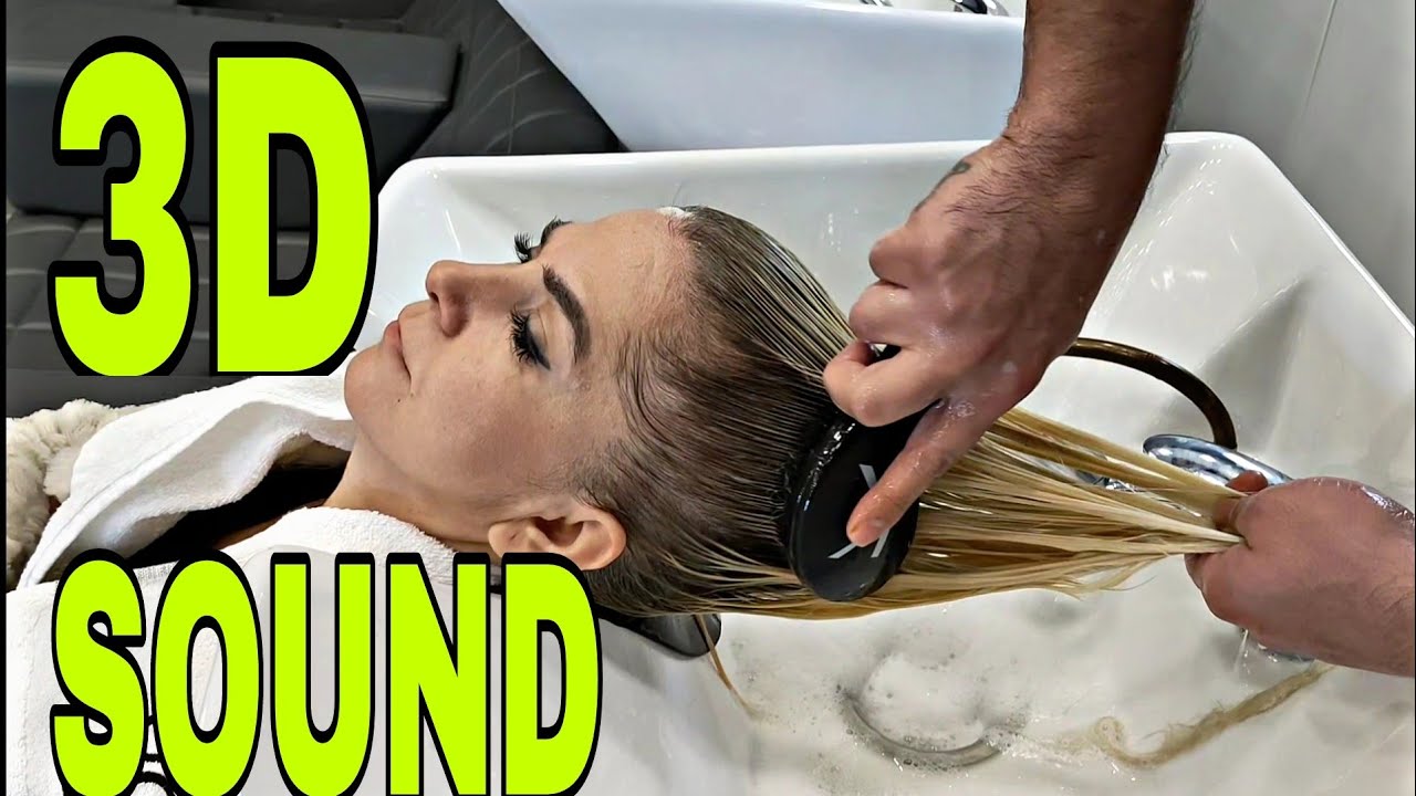 Relaxing Hair Brushing & Scalp Massage Sounds Stress Relief - Whisper 3D Binaural ASMR EAR TO EAR