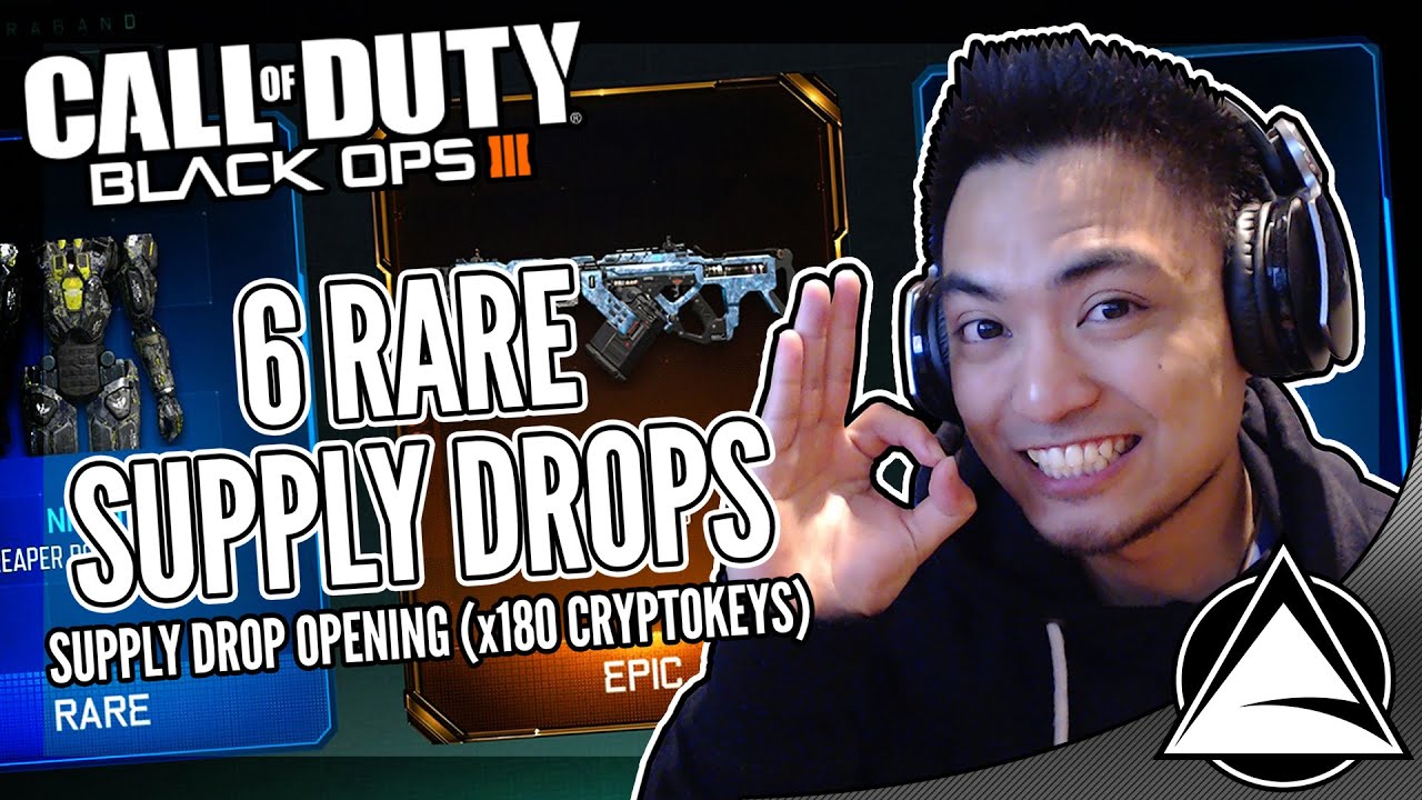 ASIAN OPENS RARE SUPPLY DROPS! (x180 CRYPTOKEYS) [Black Ops 3 Rare Supply Drop Opening] | FlipArtz
