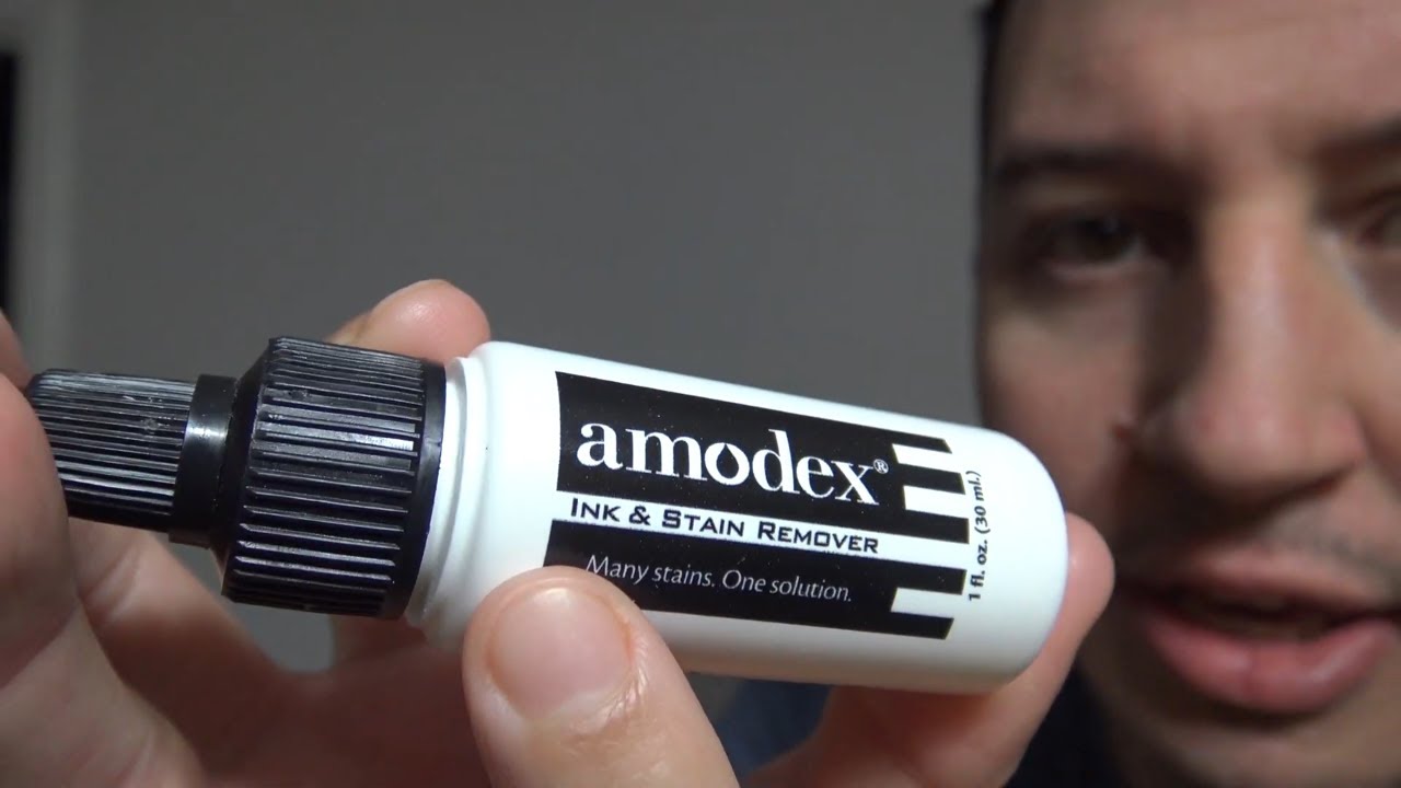 Обзор средства для удаления чернильных пятен Amodex | Тестирование продукта