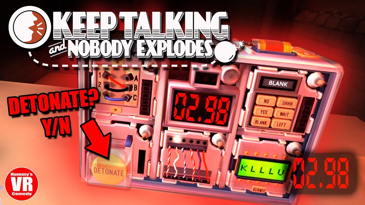 Bomb defusing in VR - Keep Talking and Nobody Explodes