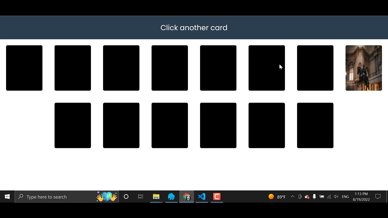 How to create Matching game with JavaScript soon ...