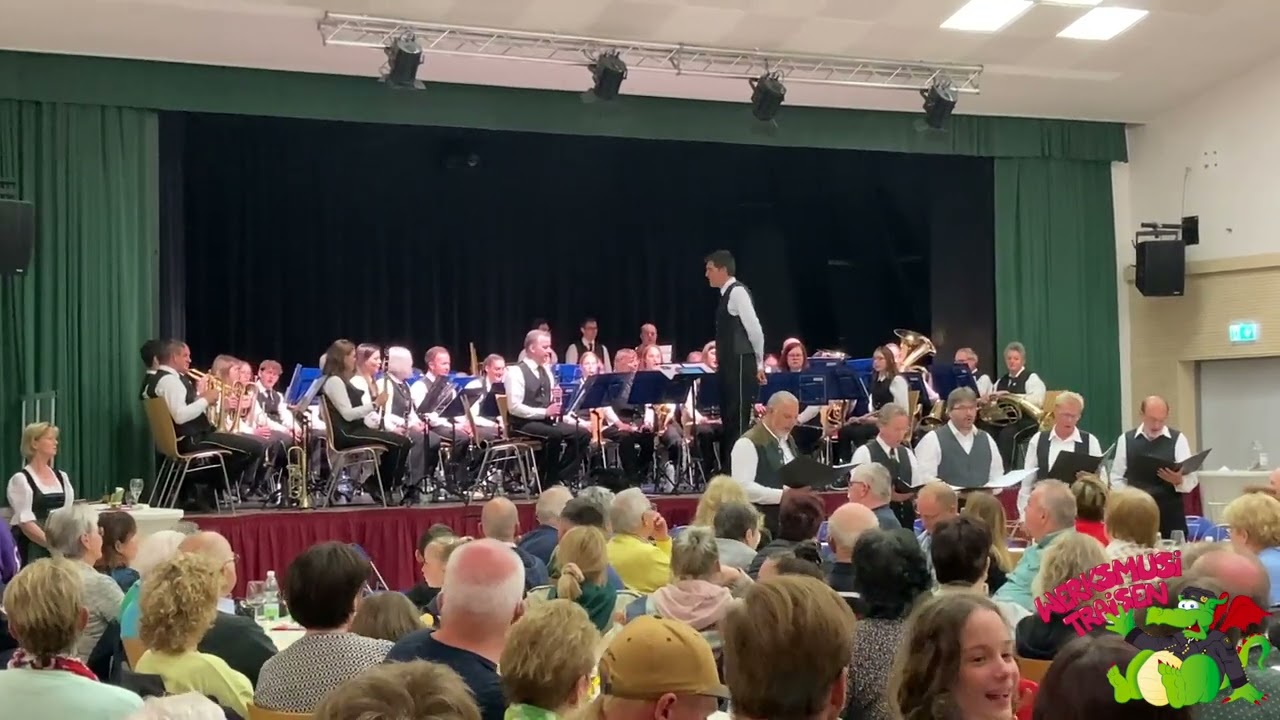 Bozner Bergsteigermarsch mit dem Trai Lei Chor - Werkskapelle Traisen - Frühlingskonzert 2023