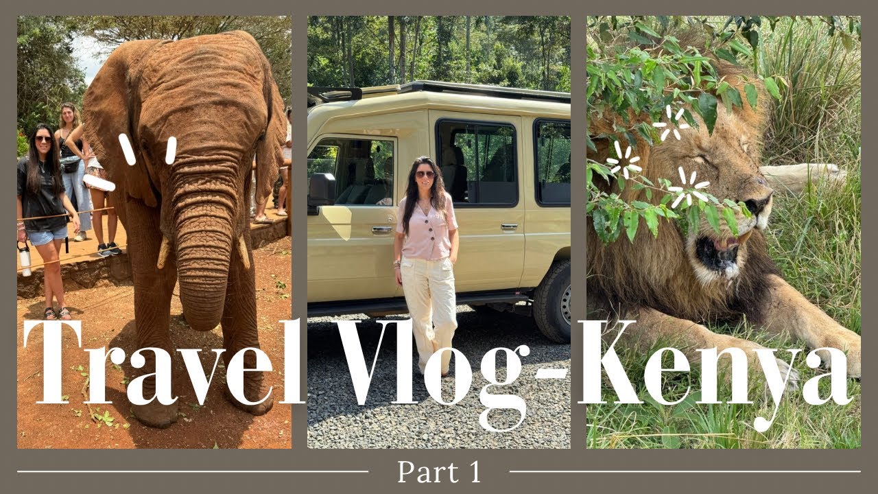 EPIC SAFARI ADVENTURE! Kenya | Sheldrick Wildlife Trust, Hells Gate National Park | Camping Vlog