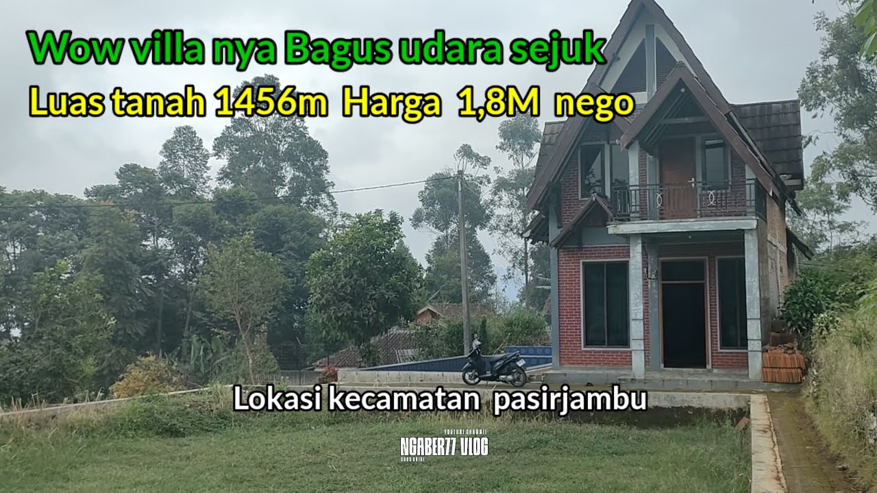 Udara Nya sejuk bikin Betah‼️Di jual 1,8M nego luas tanah 1456m Mantap banget