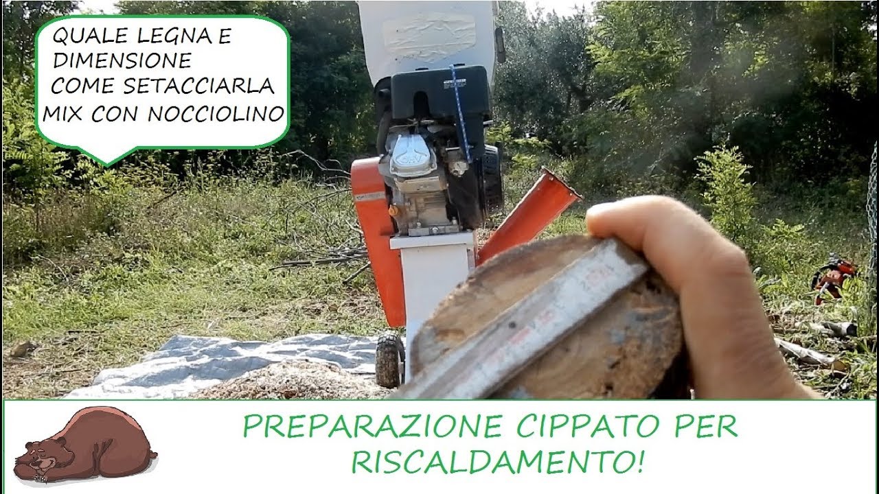 Cippato per riscaldamento: mix con nocciolino per caldaia a biomassa