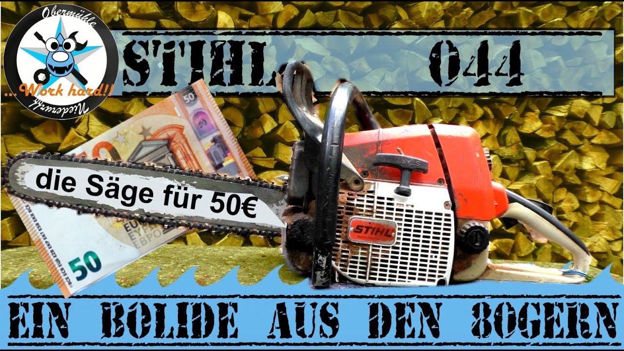 💶50 € Kettensäge🔧STIHL 044 🔧VORSTELLUNG 🔧 INSTANDSETZUNG 🔧 TEST👍