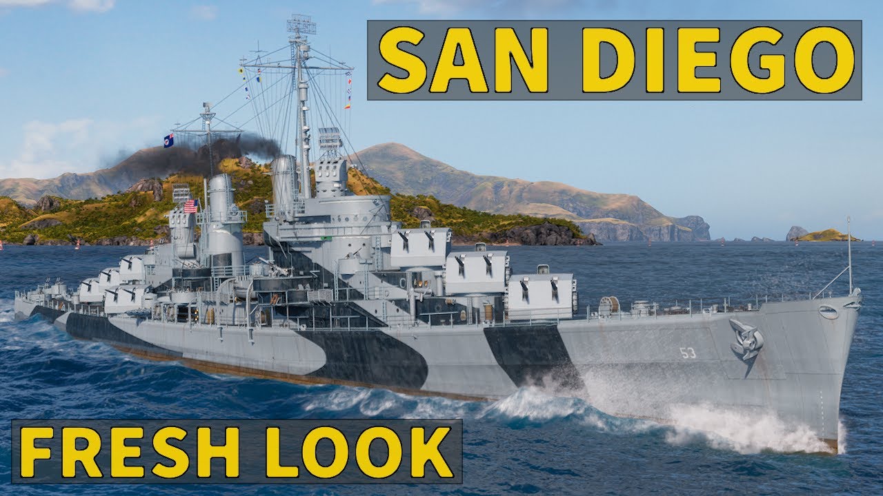 Сан-Диего — Отличная награда — Американский премиум-крейсер T8 | World of Warships
