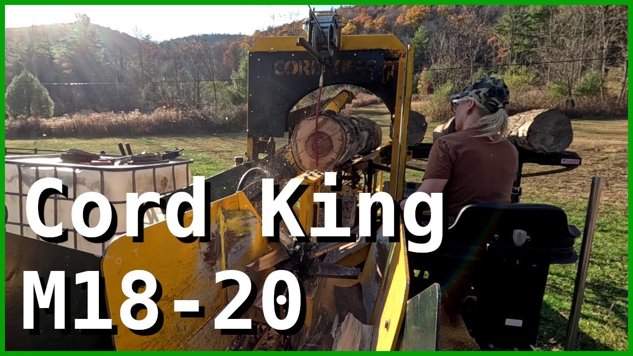 Колка дров с помощью Cord King M18-20 - 160