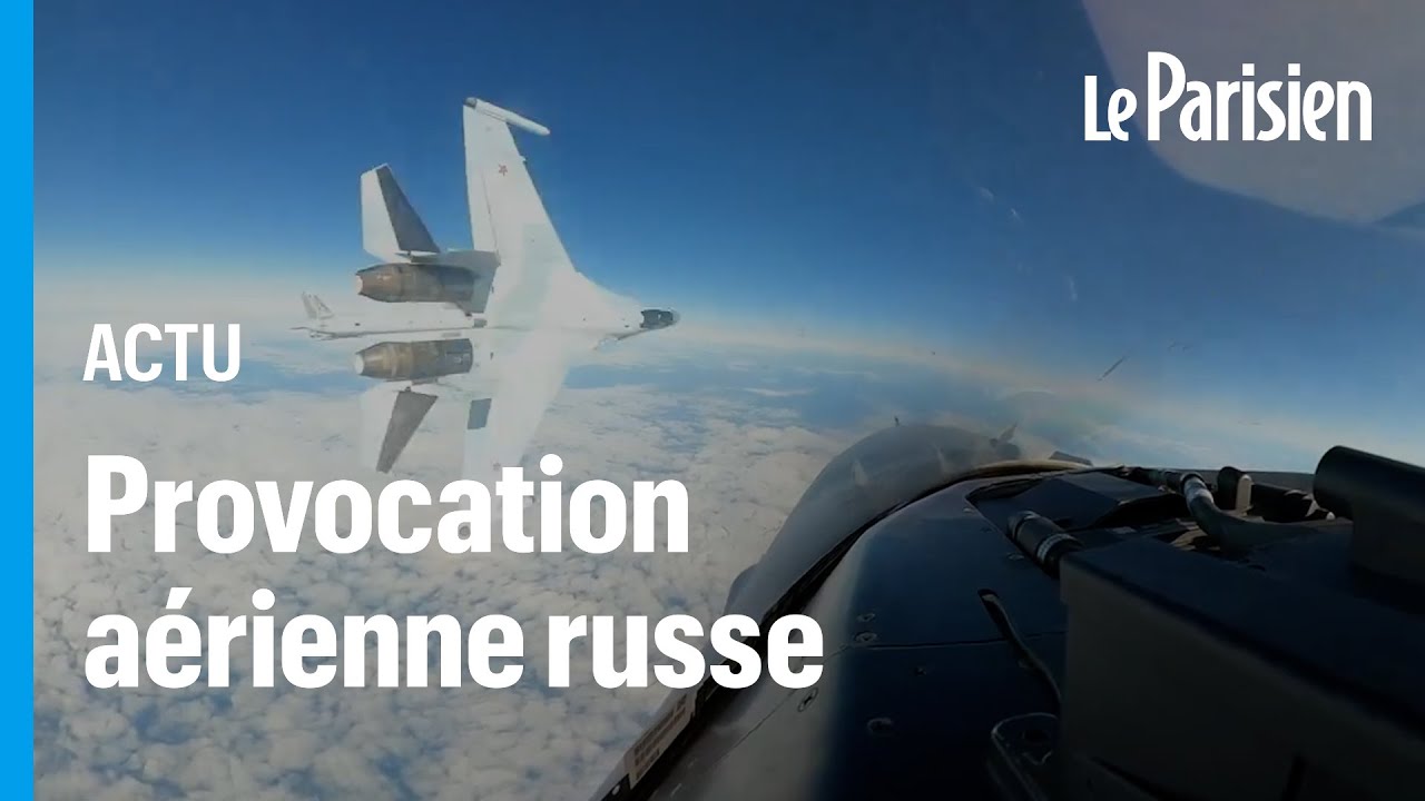 Un chasseur russe fr&ocirc;le un F-16 de l'US Air Force