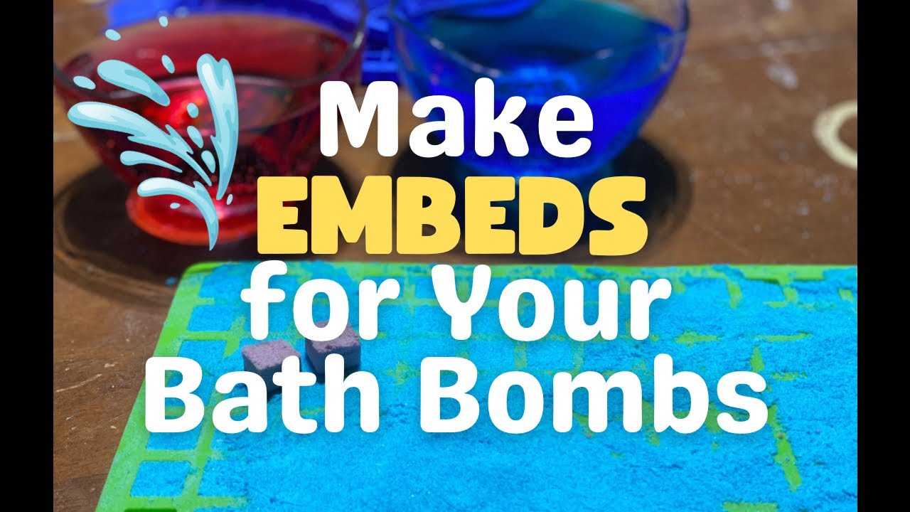 Easy EMBED Recipe | Embeds for Bath Bombs