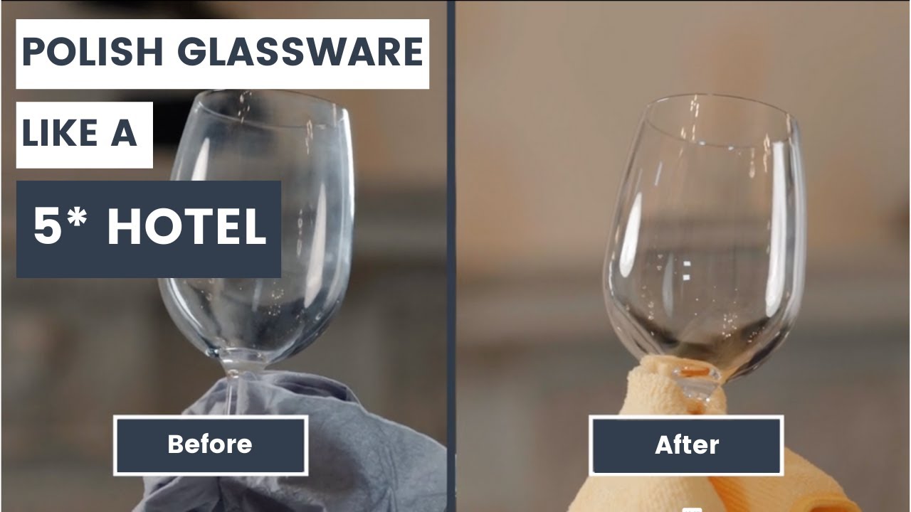 Polish glasses like a PRO! | Tips from hospitality professionals